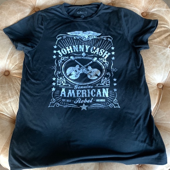 Johnny Cash Women's T-Shirt - Picture 1 of 5